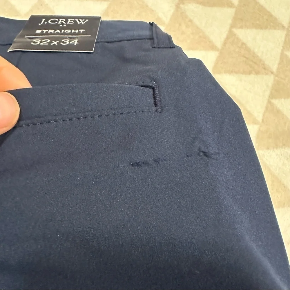 J crew Straight-fit tech chino pant